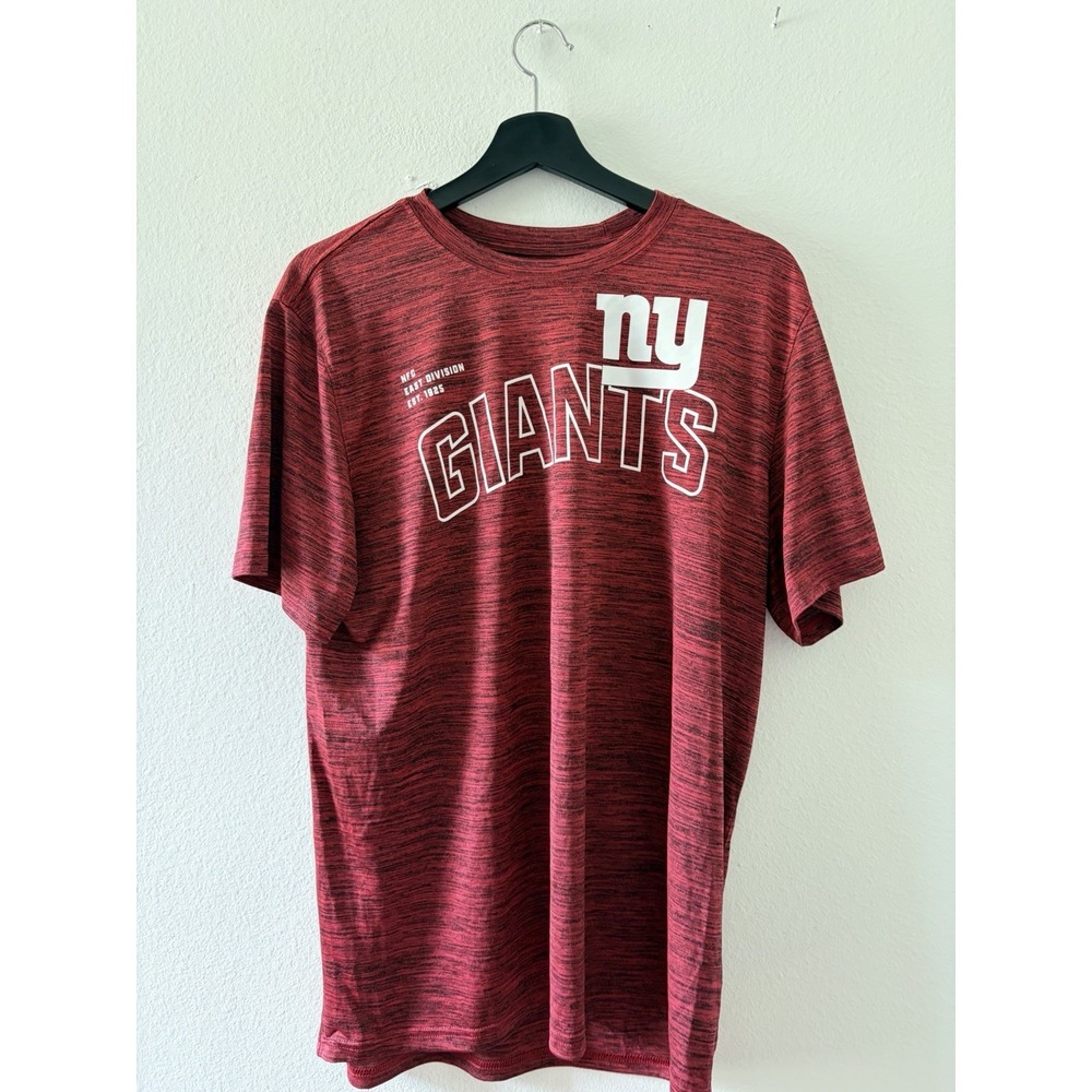 Nike NFL New York Giants Dri-FIT T-Shirt Men's L Large Red Space Dye